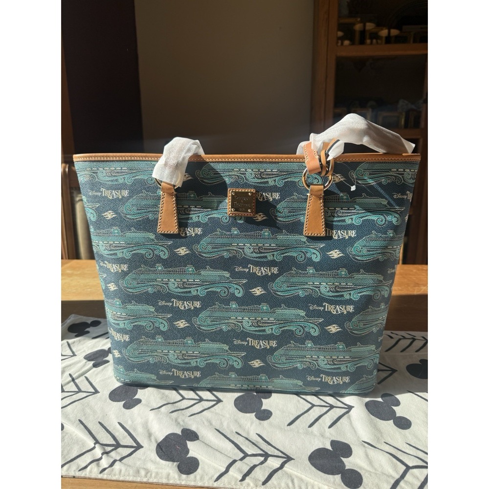 Disney Cruise Line Treasure Inaugural Tote Bag Dooney & Bourke Purse New DCL